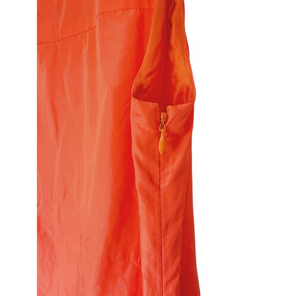 Marc Jacobs Orange Sheath Dress Small Sleeveless Modern Bold Career Retro Fall - Picture 8 of 8